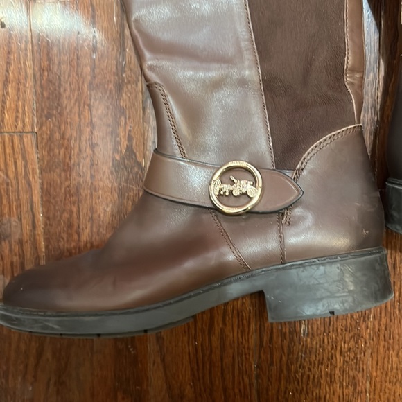 Coach Walnut Brown Ricki Riding Boot size 5.5 - Picture 11 of 11